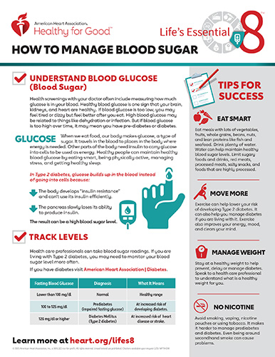 How to Manage Blood Sugar