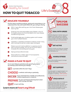 Consulte la hoja de datos Cómo dejar el tabaco en PDF