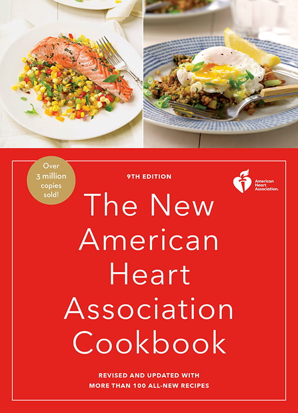 Portada del libro de cocina de la American Heart Association