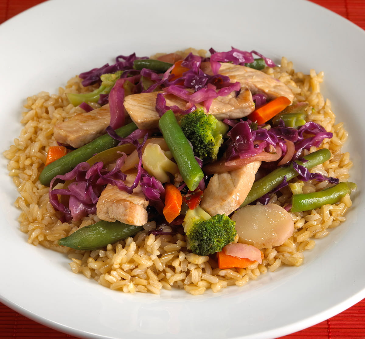 Pork and Cabbage StirFry Go Red for Women