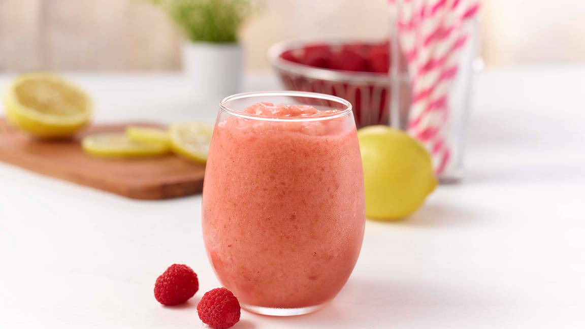 Red Raspberry Slushie Raspberry-Lemonade Slushie | Go Red for Women