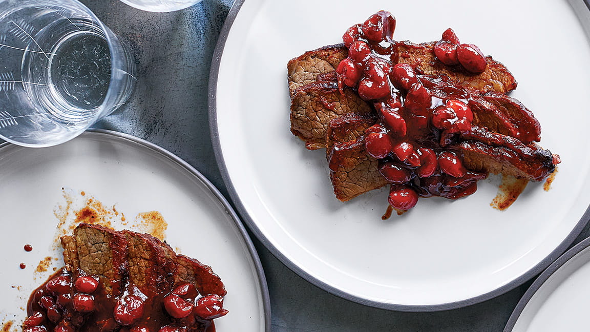 Spiced Brisket with Cranberries