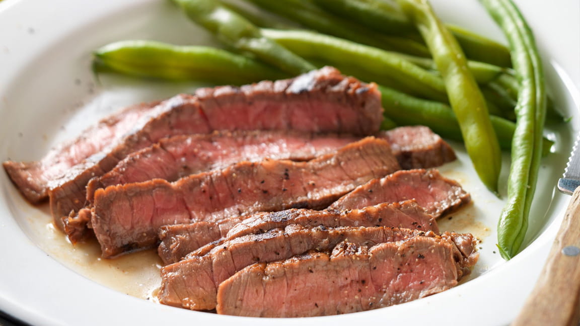 Tangy Lime Grilled Beef top Round Steak