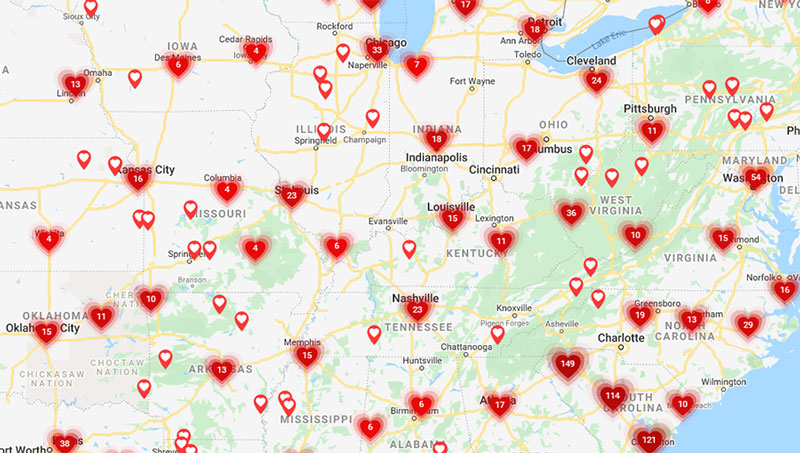 A H A Impact map graphic