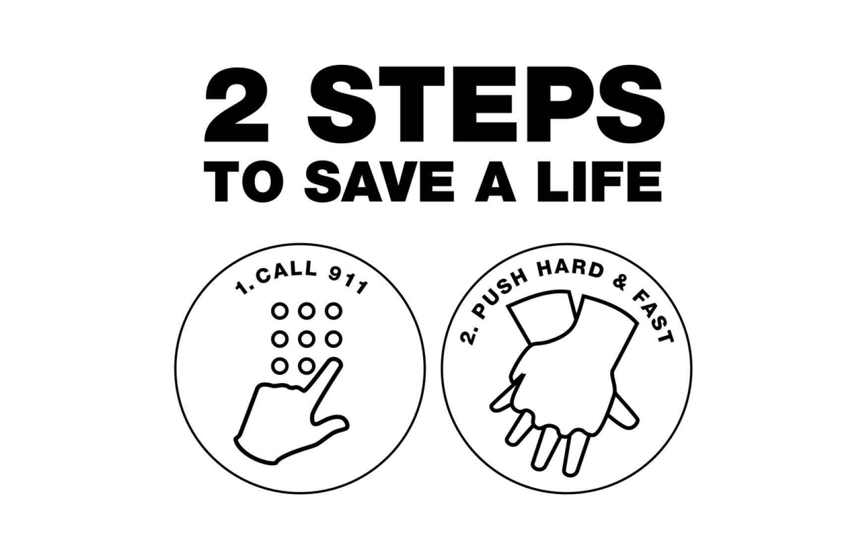 2 STEPS to save a life