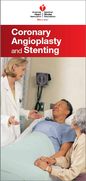 Portada del folleto Coronary Angioplasty and Stenting (Angioplastia coronaria e implante de stent)
