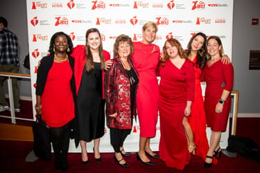 Members of National Go Red for Women sponsor CVS Health’s Leadership Team