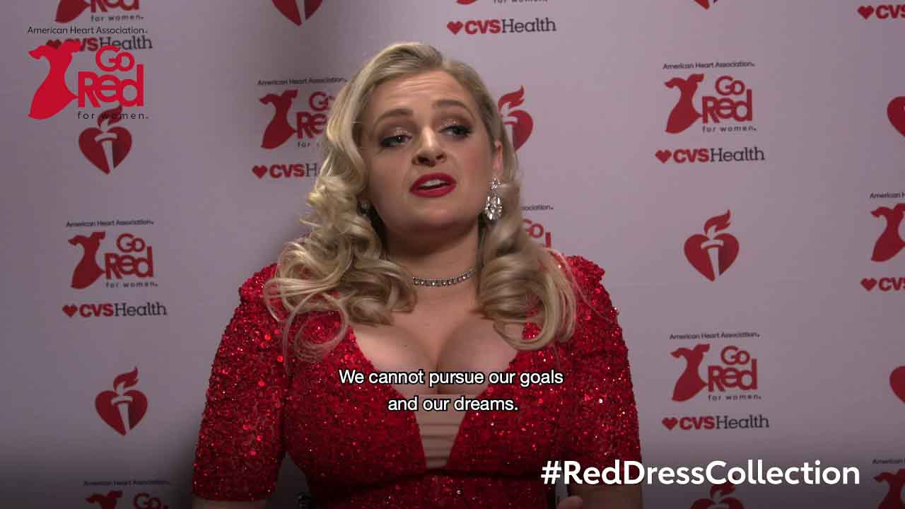 Ali Stroker en Red Dress Collection 2020