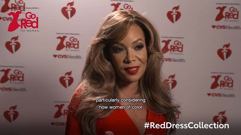 Sunny Hostin at Red Dress Collection 2020