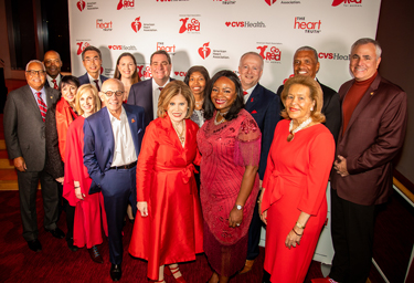 American Heart Association Board of Directors at the 2023 Red Dress Collection Concert