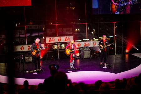 Sheryl Crow performing at the 2023 Red Dress Collection