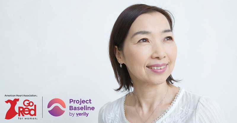 Asian woman smiling