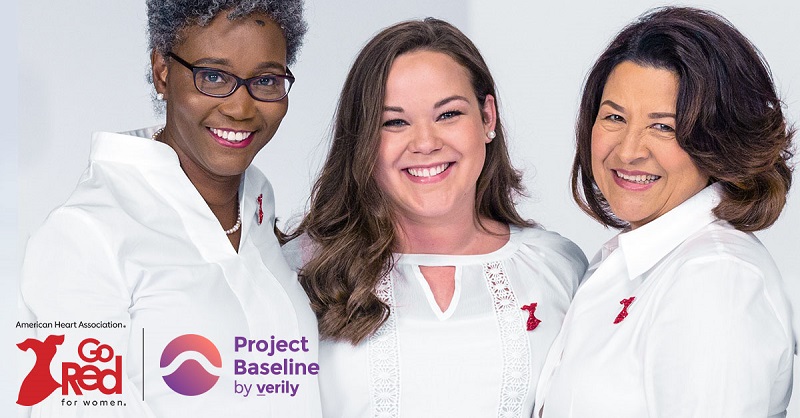 three women smiling