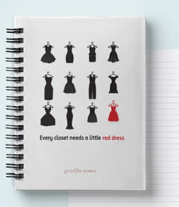Go Red for Women Little Red Dress Journal