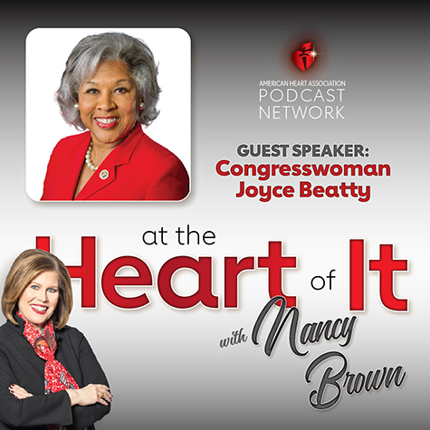 Foto Promocional: At the Heart of It con Nancy Brown y la congresista invitada Joyce Beatty