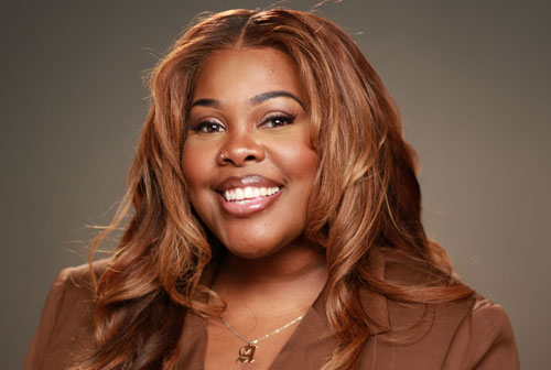 Actress and singer Amber Riley