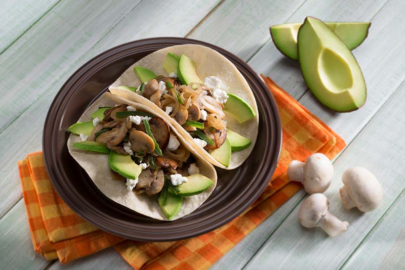 Avocados from Mexico Veggie Tacos Heart-Check certified recipe