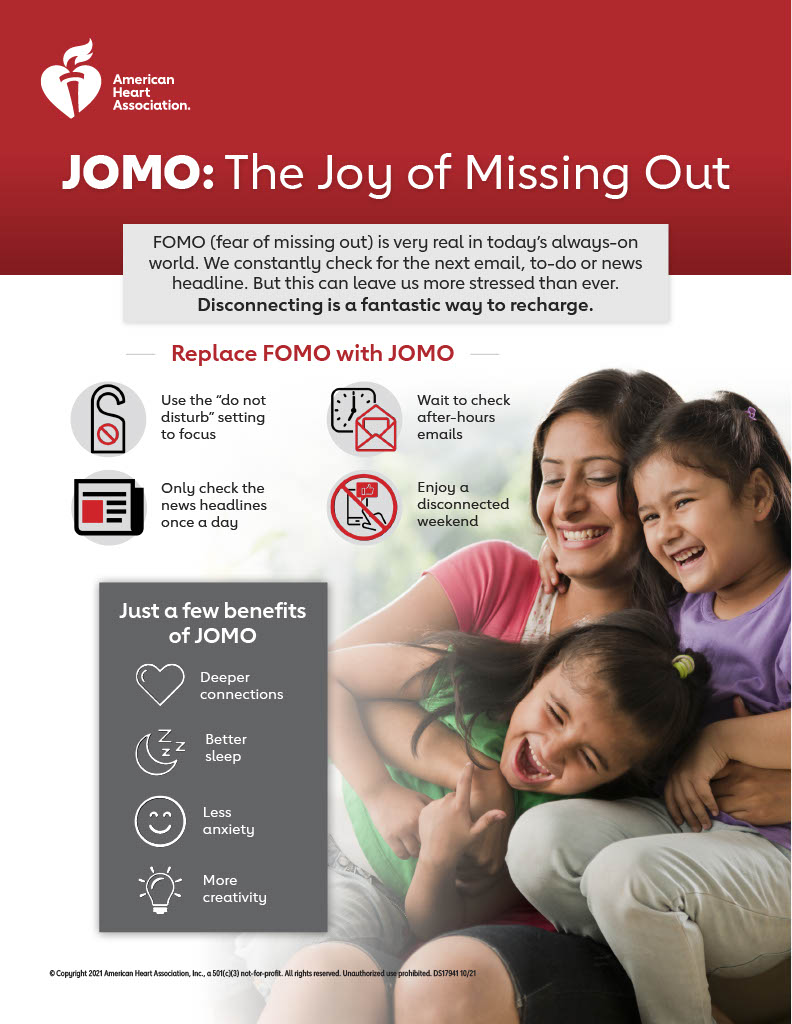 JOMO: The Joy of Missing Out