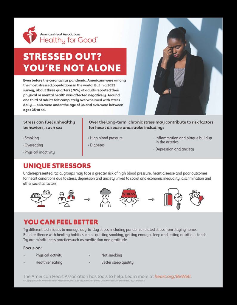 stressed out infographic