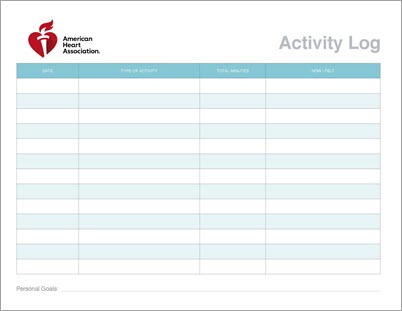 Thumbnail Graphic of Activity Log