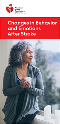 Portada del folleto Changes after stroke (Cambios tras un derrame cerebral)