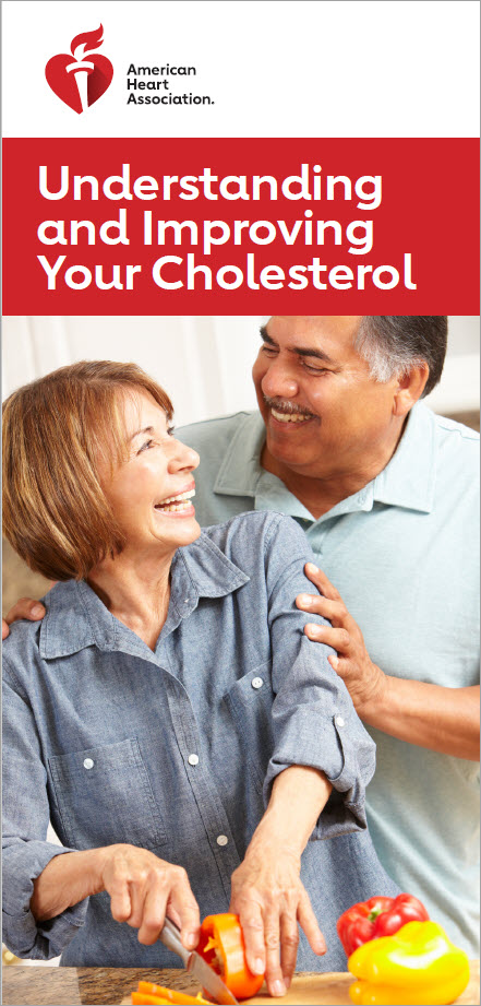 Portada del folleto Understanding and Improving Cholesterol (Comprender y mejorar sus niveles de colesterol)