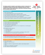 Miniatura de lista de comprobación de directrices para pacientes con IC de alto riesgo