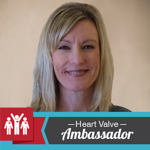 Christine Rekash, insignia de Heart Valve Ambassador