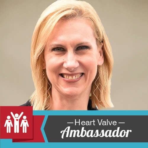 Debra North, insignia de Heart Valve Ambassador