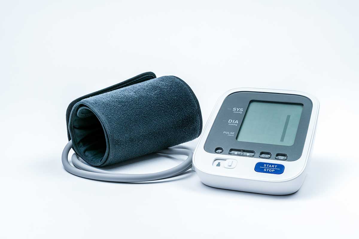 blood pressure cuff and monitor
