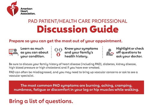 PAD discussion guide