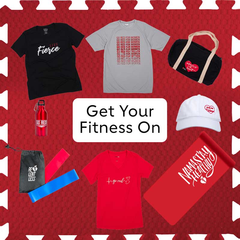 Get your fitness on ShopHeart products