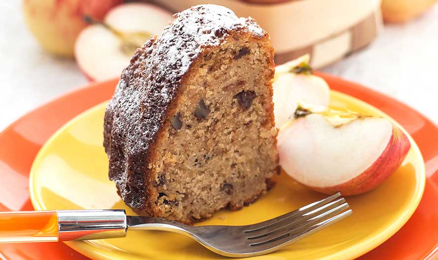 Apple Walnut Cake Go Red for Women