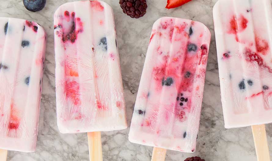 Mixed berry Ice Pop recipe