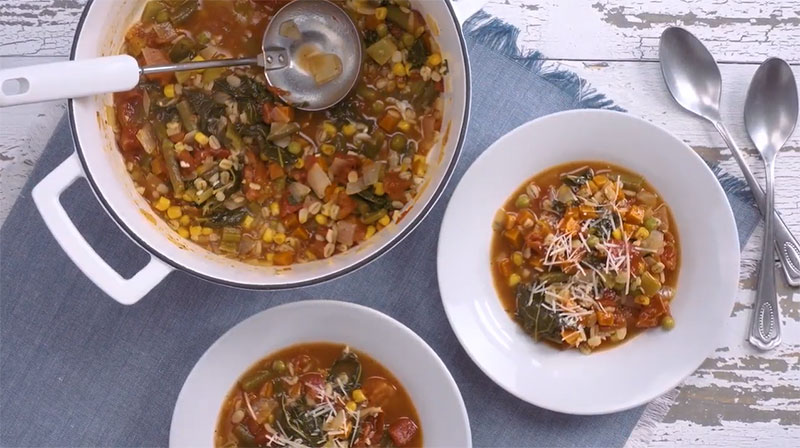 Old-Fashioned Vegetable-Barley Soup