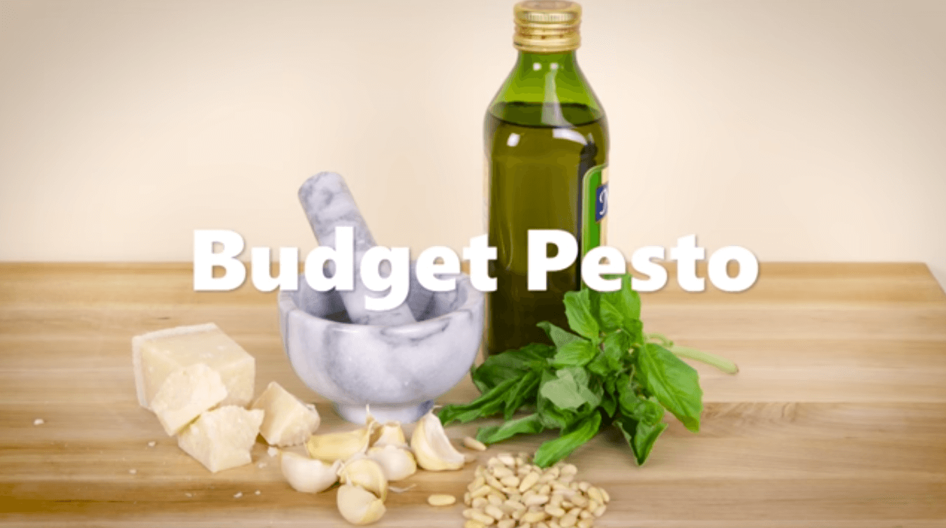 Pesto con poco dinero