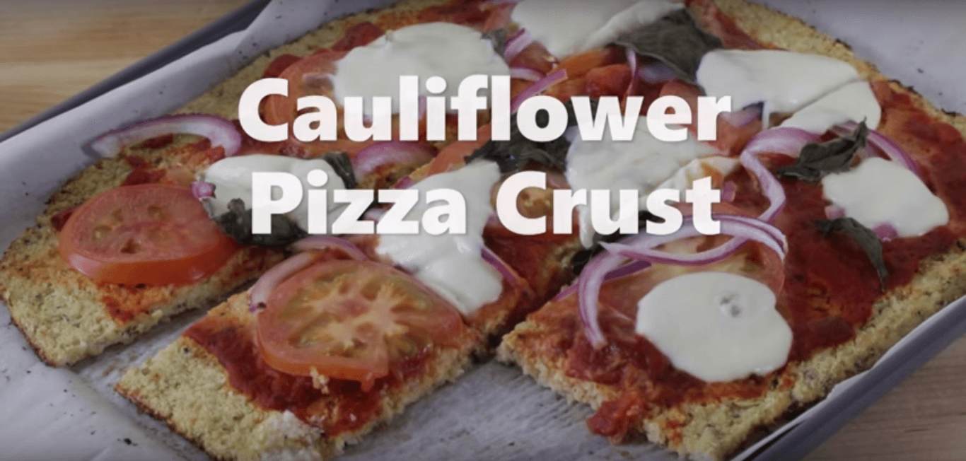 Base de pizza de coliflor
