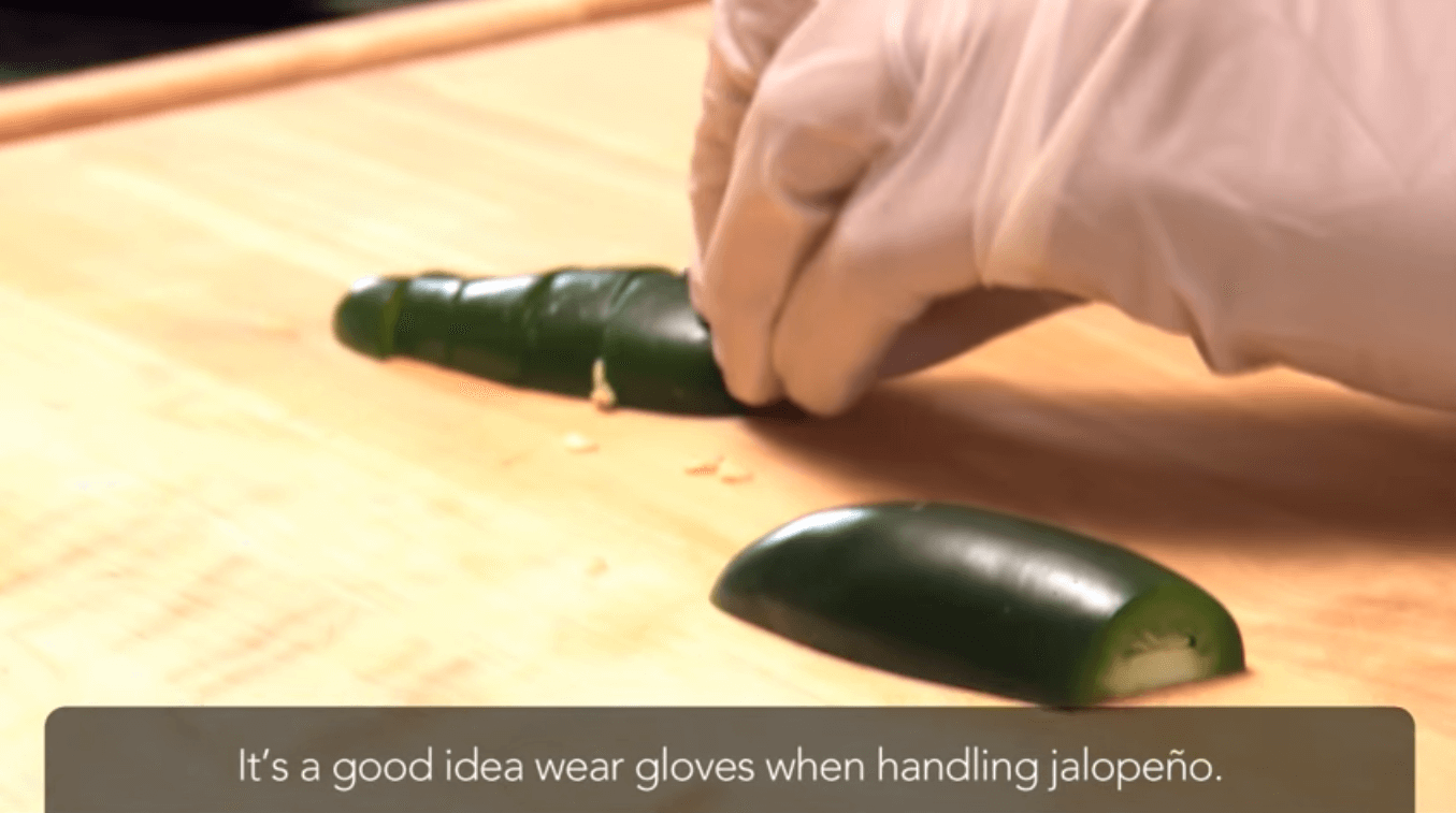 Chopping Jalapeno