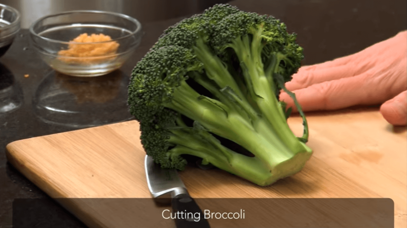 Cortar brócoli