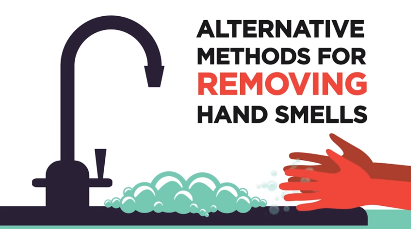 Cómo quitar el mal olor de sus manos