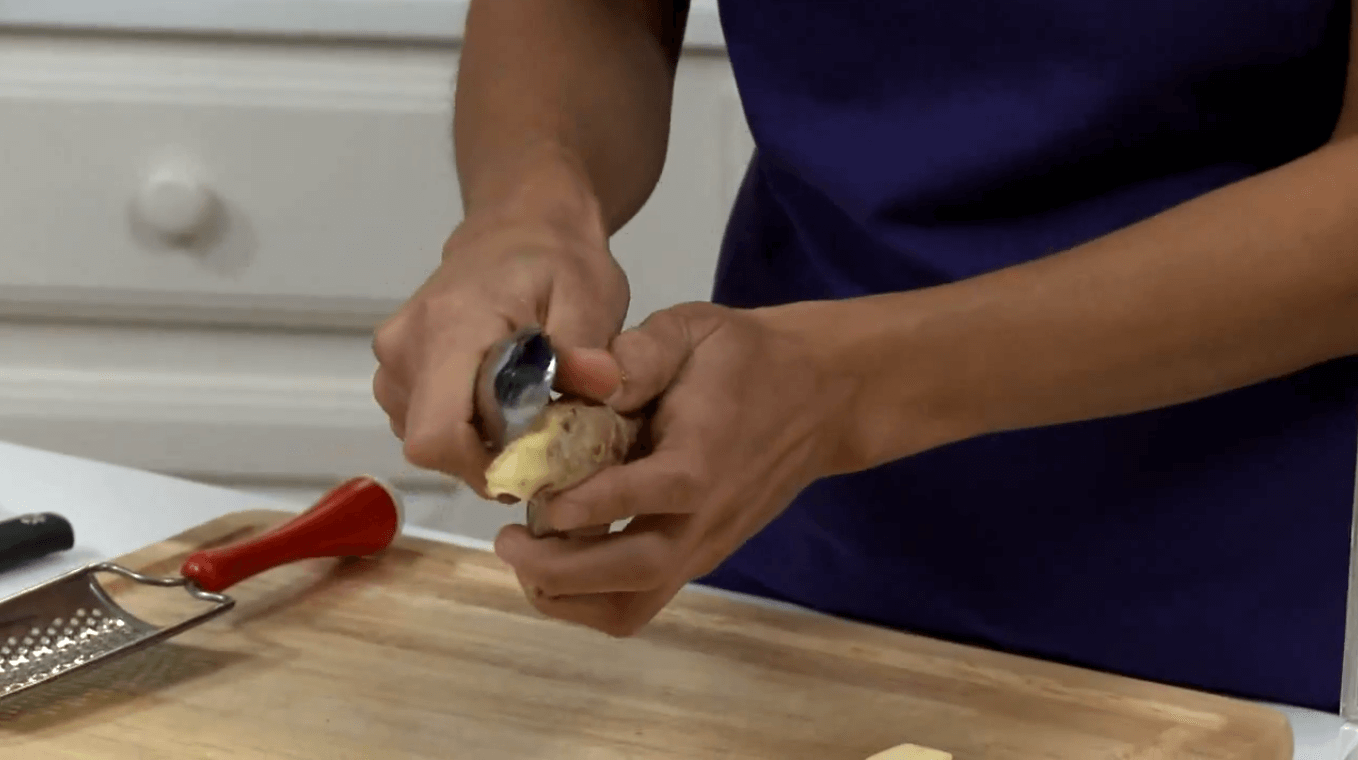 How to Peel Fresh Ginger Root