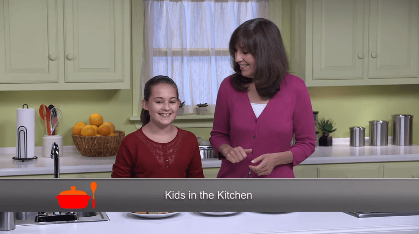 Los niños en la cocina