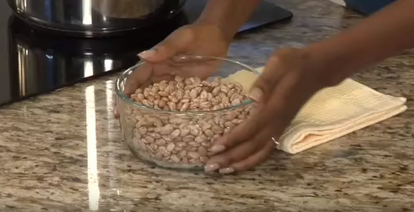 Preparing raw beans for cooking from the American Heart Association
