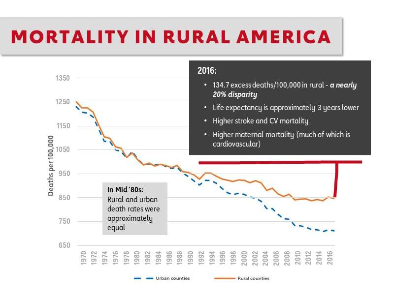 mortality in rural america chart