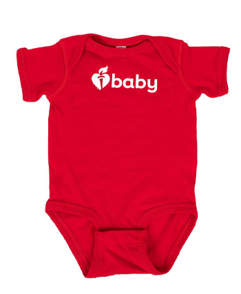 Heart & Torch Onesie from the American Heart Association Shop Heart