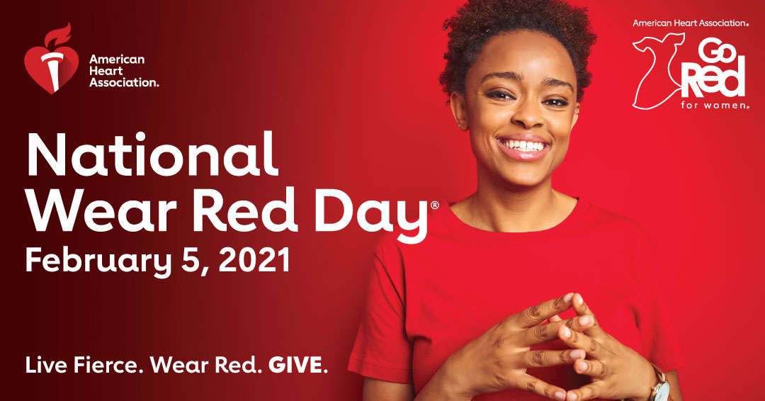 Go Red For Women Wear Red And Give Go Red For Women Congenital heart defect awareness day. go red for women wear red and give go
