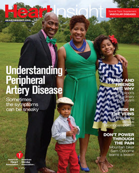 Cubierta de la edición de la revista Heart Insight de enfermedades vasculares