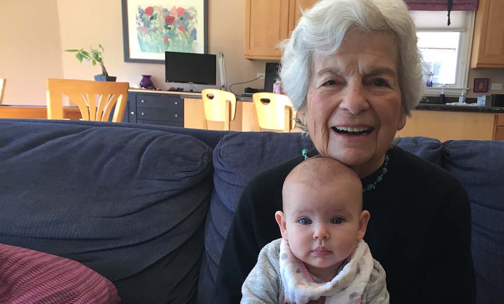 Rachel Besser and grandbaby