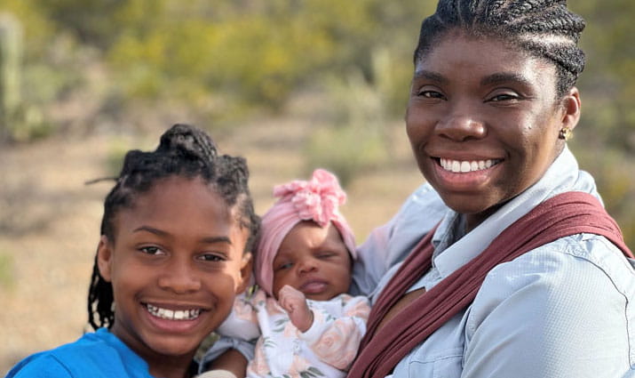 2023 Class of Survivors Naomi and her two childern