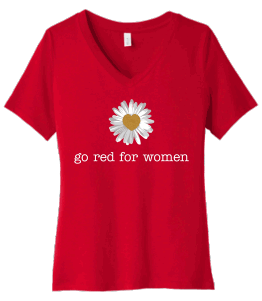 Daisy Go Red Tee